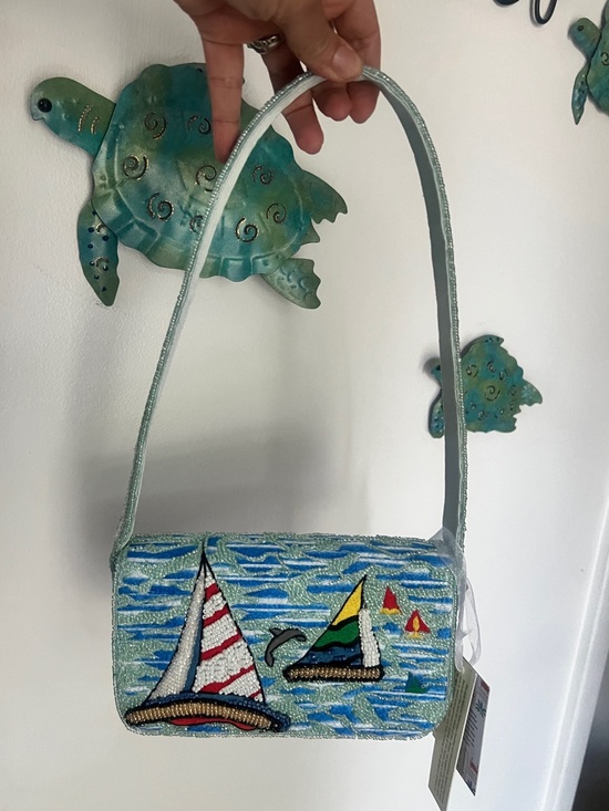NEW Release Viral TikTok Beaded Sailboat Handbag Purse Handcrafted in India